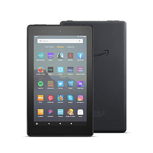 Fire 7 tablet, 7" display, 32 GB, latest model (2019 release), Black