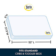 Load image into Gallery viewer, Serta Tranquility Eco Firm 2-Stage Premium Baby Crib Mattress &amp; Toddler Mattress -Waterproof - GREENGUARD Gold Certified - Hypoallergenic - 50 Year Warranty - Made in USA
