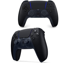 Load image into Gallery viewer, Midnight Black Sony DualSense Wireless PS5 Controller for Playstation 5, Bundled with PS5 Controller Skin Voucher &amp; PremGear Cleaning Cloth
