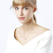 Load image into Gallery viewer, 18k Rose Gold Pearl Pendant Necklaces with 14k Chain (18&quot;), 18k Gold Pearl Earrings for Women, Fine Jewelry Set, Gifts for Her
