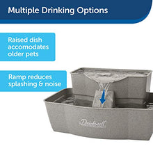Load image into Gallery viewer, PetSafe Drinkwell Multi-Tier Cat and Dog Water Fountain - Automatic Drinking Fountain for Pets - 100 Oz. Water Capacity (PWW00-13708), Grey
