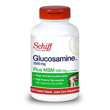 Load image into Gallery viewer, Schiff Glucosamine 1500mg Plus MSM 1500mg and Hyaluronic Acid, 150 tablets - Joint Supplement
