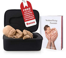 Load image into Gallery viewer, StandInBaby Bundle 2 | Newborn Photography Starter Kit | Free Online Training | Baby Photo Props | Simulated Silicone Lifelike Newborn Baby Doll Model
