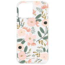 Load image into Gallery viewer, Rifle Paper Co - Case for iPhone 12 Mini (5G) - 10 ft Drop Protection - Gold Foil Elements - 5.4 Inch - Wild Flowers
