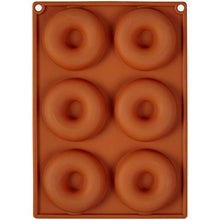 Load image into Gallery viewer, Wilton Non-Stick Food-Grade Silicone Donut Baking Pans, Set of 2
