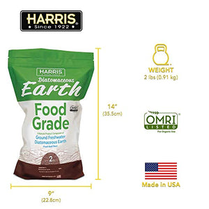 Harris Diatomaceous Earth Food Grade, 2lb