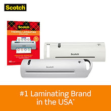Load image into Gallery viewer, Scotch Thermal Laminating Pouches, 100 Pack Laminating Sheets, 3 Mil, 8.9 x 11.4 Inches, Education Supplies &amp; Craft Supplies, For Use With Thermal Laminators, Letter Size Sheets (TP3854-100)
