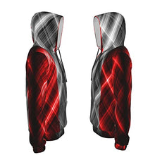 Load image into Gallery viewer, Peru Flag3 Print Hoodies Kids 3D Print Sweatshirts Long Sleeve Pullover Hoodies with Pocket for Teen Boys and Girls Black
