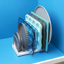 Load image into Gallery viewer, YouCopia Bakeware Storemore Adjustable Rack, Standard, White

