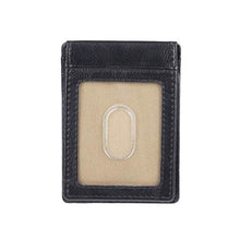 Load image into Gallery viewer, Dockers Men's Front Pocket Wallet, Dark Black, One Size
