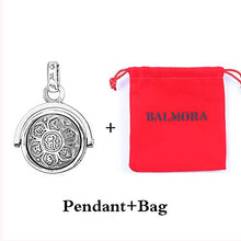 Load image into Gallery viewer, LOVECOM 925 Sterling Silver Rotating Charm Pendants for Women Mother Men Buddhism Wisdom Mercy Gifts (Pendant) (Silver Pendant)
