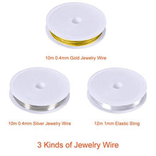 Load image into Gallery viewer, Paxcoo Jewelry Making Supplies Kit with Jewelry Tools, Jewelry Wires and Jewelry Findings for Jewelry Repair and Beading

