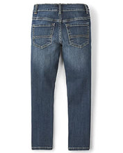 Load image into Gallery viewer, The Children's Place boys Stretch Skinny Jeans, Legend Wash/Lt Med Stone, 14
