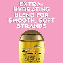 Load image into Gallery viewer, OGX Set of 2 Extra Strength Renewing + Argan Oil of Morocco Penetrating Hair Oil Treatment, Deep Moisturizing Serum for Dry, Damaged &amp; Coarse Hair, Paraben-Free, Sulfated-Surfactants Free, 3.3 Fl Oz
