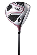 Load image into Gallery viewer, Aspire XD1 Ladies Womens Complete Right Handed Golf Clubs Set Includes Titanium Driver, S.S. Fairway, S.S. Hybrid, S.S. 6-PW Irons, Putter, Stand Bag, 3 H/C's Pink (Cherry Right Petite Size -1")
