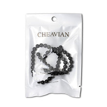 Load image into Gallery viewer, CHEAVIAN 60PCS 6mm Natural Black Obsidian Gemstone Round Loose Beads Crystal Energy Stone Healing Power for DIY Jewelry Making 1 Strand 15&quot;
