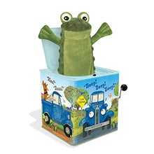 Load image into Gallery viewer, YOTTOY Contemporary Collection | Little Blue Truck Jack-in-The-Box Infant Plush Toy with Music
