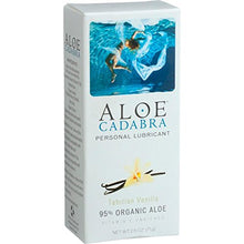 Load image into Gallery viewer, Aloe Cadabra Flavored Personal Lubricant &amp; Moisturizer for Her, Him &amp; Couples, Best Natural Lube Oral Gel Vanilla, 2.5 oz (Pack of 2)
