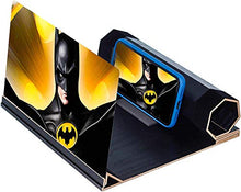 Load image into Gallery viewer, ✔️ 12" Screen Magnifier for Smartphones. Best Foldable Cellphone Stand with Screen Amplifier for Mobile | Magnifier Projector Screen Designed for Movies, Videos, Clips, and Gaming (Black)
