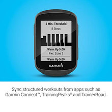 Load image into Gallery viewer, Garmin Edge® 130 Plus Bundle, GPS Cycling/Bike Computer with Sensors and HR Monitor, Download Structure Workouts, ClimbPro Pacing Guidance and More (010-02385-10)
