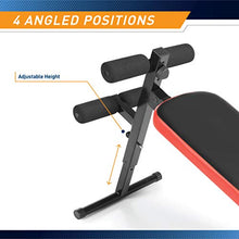 Load image into Gallery viewer, Marcy Utility Slant Board w/ Headrest – Folding Design with Adjustable Positions SB-4606
