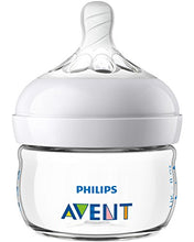 Load image into Gallery viewer, Philips Avent Natural Baby Bottle, Clear, 2oz, 2pk, SCF019/25
