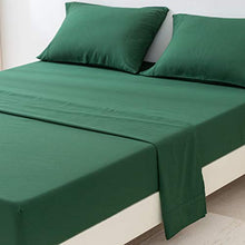Load image into Gallery viewer, PY HOME &amp; SPORTS Queen Bed Sheets Set 4 Piece 1800 Thread Count Green Bed Sheets Queen Set with 16" Deep Pocket Super Soft and Comforterble (Green, Queen)
