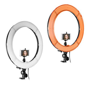 Neewer Ring Light Kit:18"/48cm Outer 55W 5500K Dimmable LED Ring Light, Light Stand, Carrying Bag for Camera,Smartphone,YouTube,TikTok,Self-Portrait Shooting, Black, Model:10088612