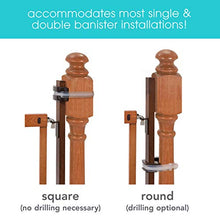 Load image into Gallery viewer, Summer Banister to Banister Universal Gate Mounting Kit – Fits Round or Square Banisters, Accommodates Most Hardware &amp; Pressure Mount Baby Gates up to 37” Tall, Gate Sold Separately
