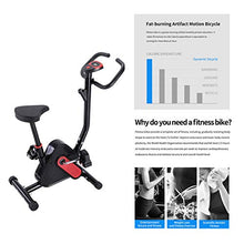 Load image into Gallery viewer, Ship from USA, Indoor Cycling Bike Stationary - Cycle Bike with Comfortable Seat Cushion - Health &amp; Fitness Indoor Cycling Bike -Dual Felt Pad Resistance with Caged Pedals - Adjustable Seat (A)

