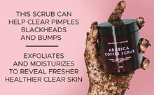 Load image into Gallery viewer, Brooklyn Botany Arabica Coffee Body Scrub - Moisturizing and Exfoliating Body, Face, Hand, Foot Scrub - Fights Stretch Marks, Fine Lines, Wrinkles - Great Gifts for Women &amp; Men - 1.35lb
