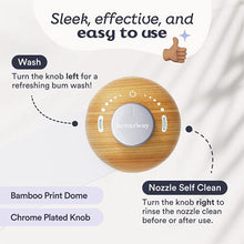 Load image into Gallery viewer, BETTERWAY Bidet Attachment For Toilet - Ultra Slim, Premium Design, Easy Install - Self Cleaning Nozzle w/Pressure Control - Non Electric Bidet Toilet Seat Attachment - Digital Install Guide (Bamboo)
