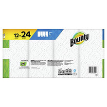 Load image into Gallery viewer, Bounty Select-A-Size Paper Towels, White, 12 Double Rolls = 24 Regular Rolls
