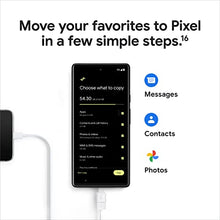 Load image into Gallery viewer, Google Pixel 6 – 5G Android Phone - Unlocked Smartphone with Wide and Ultrawide Lens - 128GB - Stormy Black
