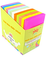 Load image into Gallery viewer, 4A Sticky Notes,3 x 5 Inches,Neon Assorted,12 Colors,Self-Stick Notes,100 Sheets/Pad,12 Pads/Pack,4A 30512
