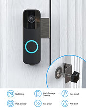 Load image into Gallery viewer, Blink Doorbell Mount No Drill, Stouchi Anti Theft Blink Video Doorbell Camera Mount for Apartments, Doorbell Mount Bracket Holder Kit, Doorbell Security System Accessories, Not Block Doorbell Sensor
