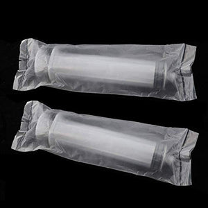 DEPEPE 2pcs 100ml Large Plastic Syringe with 2pcs 47in Handy Plastic Tubing and Luer Connections for Scientific Labs, Measuring, Watering, Refilling, Filtration, Feeding