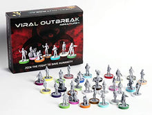 Load image into Gallery viewer, [Not-So-Bored Games] Viral Outbreak Miniatures (30 25mm Figures, 30 Character Snaps), Perfect for Pandemic
