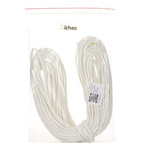 Load image into Gallery viewer, ZJchao 9 Strand 550 Luminous Glow in The Dark Paracord Parachute Cord (White, 50ft)
