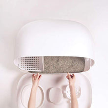 Load image into Gallery viewer, MS Cat Litter Box for Easier Handling of Cat Litter, Enclosed Design, Easy to Clean, Prevent Sand Leakage, Easy Assembly and Large Space, with Cat Litter Scoop
