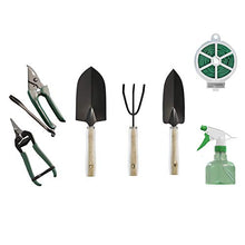 Load image into Gallery viewer, Pure Garden 75-08002 8 Piece Garden Tool and Tote Set Repel-pesticides, 7x4.5, b
