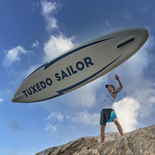 Load image into Gallery viewer, Tuxedo Sailor Inflatable Paddle Boards 12'7×28"×6" Inflatable SUP with Stand Up Paddle Board,Shoulder Strap,Fins,ISUP Adj Paddle,Pump,Backpack,Leash,Repair Kit,10L Dry Bag
