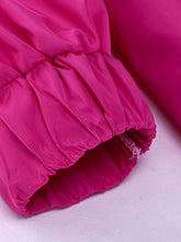 Load image into Gallery viewer, Women Colorblock One Piece Outfits Set High Waist Pants Long Sleeve Zipper Front Windbreaker Jumpsuit Pink L
