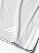 Load image into Gallery viewer, adidas boys Squad 21 Shorts Team Light Grey/White Medium
