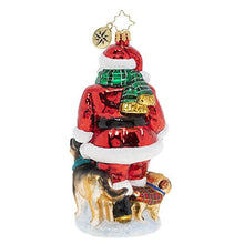 Load image into Gallery viewer, Christopher Radko Hand-Crafted European Glass Christmas Decorative Figural Ornament, Promenading Pups
