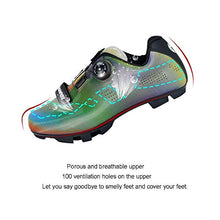 Load image into Gallery viewer, Asdf MTB Road Self-Locking Cycling Shoes Men Women, Reflective Mountain Compatible Professional SPD Cleat Bicycle Shoes,40
