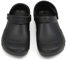 Load image into Gallery viewer, Crocs Unisex Bistro Work Clog, Black, 9 US Men / 11 US Women
