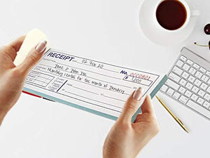 1InTheOffice Money and Rent Receipt, 2-3/4 x 5-3/8 Inches, 2-Parts, Carbonless, White/Canary, 50 Sets per Book (2 Books)