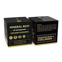 Load image into Gallery viewer, Dead Sea Mud Mask - Enhanced with Collagen - Reduces Blackheads, Pores, Acne, Oily Skin - Visibly Healthier Face &amp; Body Complexion - All Natural Anti-Aging Formula for Women &amp; Men
