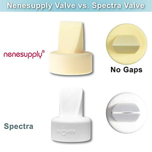 Nenesupply Duckbill Valves Compatible with Spectra S1 Accessories Spectra S2 9 Plus Breast Pump Not Original Spectra Pump Parts Not Original Spectra S2 Accesssories Replace Spectra Valves